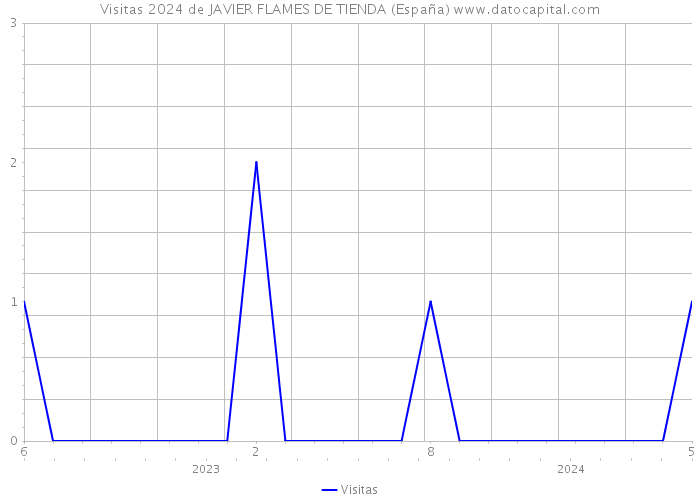 Visitas 2024 de JAVIER FLAMES DE TIENDA (España) 