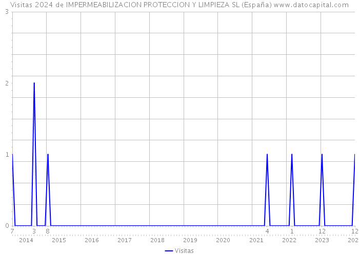 Visitas 2024 de IMPERMEABILIZACION PROTECCION Y LIMPIEZA SL (España) 