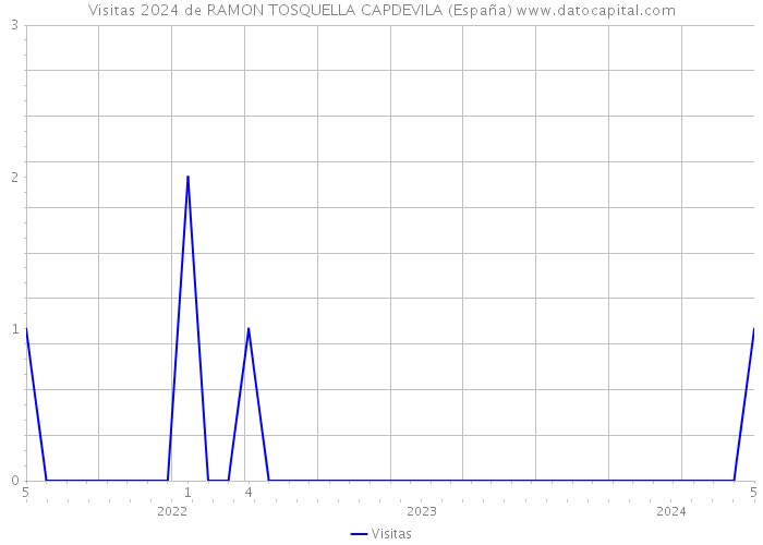 Visitas 2024 de RAMON TOSQUELLA CAPDEVILA (España) 