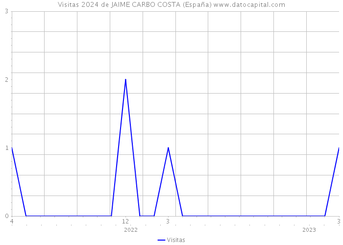 Visitas 2024 de JAIME CARBO COSTA (España) 