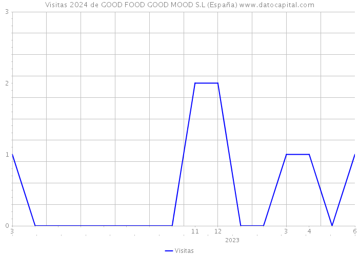 Visitas 2024 de GOOD FOOD GOOD MOOD S.L (España) 