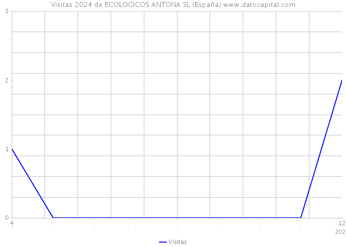Visitas 2024 de ECOLOGICOS ANTONA SL (España) 