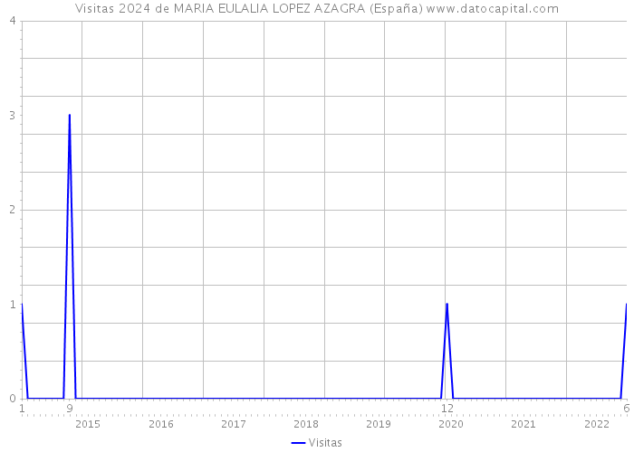 Visitas 2024 de MARIA EULALIA LOPEZ AZAGRA (España) 
