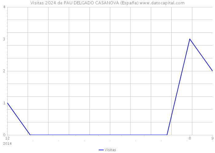 Visitas 2024 de PAU DELGADO CASANOVA (España) 