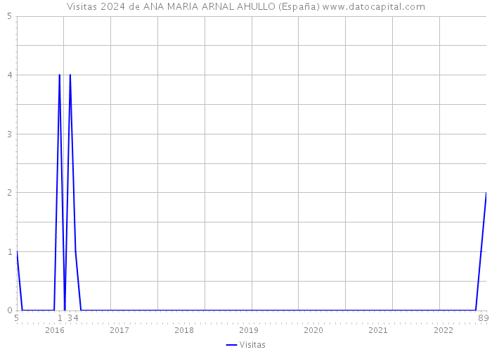 Visitas 2024 de ANA MARIA ARNAL AHULLO (España) 
