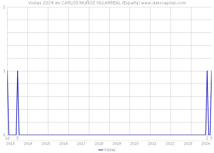 Visitas 2024 de CARLOS MUÑOZ VILLARREAL (España) 