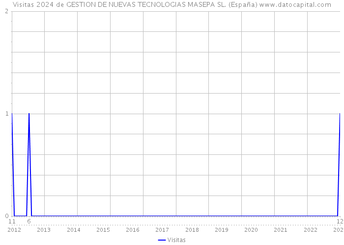 Visitas 2024 de GESTION DE NUEVAS TECNOLOGIAS MASEPA SL. (España) 