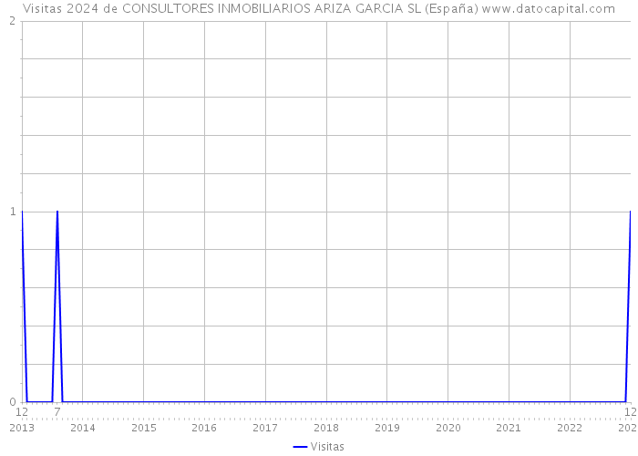 Visitas 2024 de CONSULTORES INMOBILIARIOS ARIZA GARCIA SL (España) 