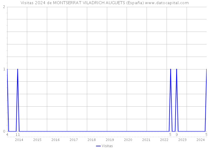 Visitas 2024 de MONTSERRAT VILADRICH AUGUETS (España) 