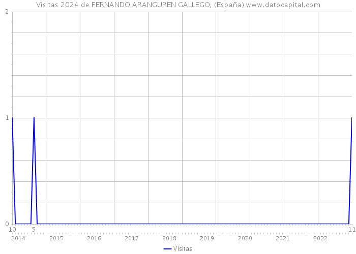 Visitas 2024 de FERNANDO ARANGUREN GALLEGO, (España) 