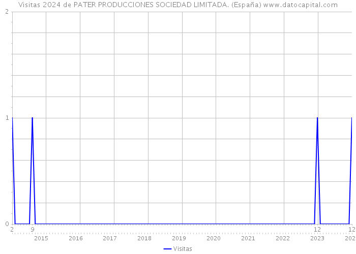 Visitas 2024 de PATER PRODUCCIONES SOCIEDAD LIMITADA. (España) 