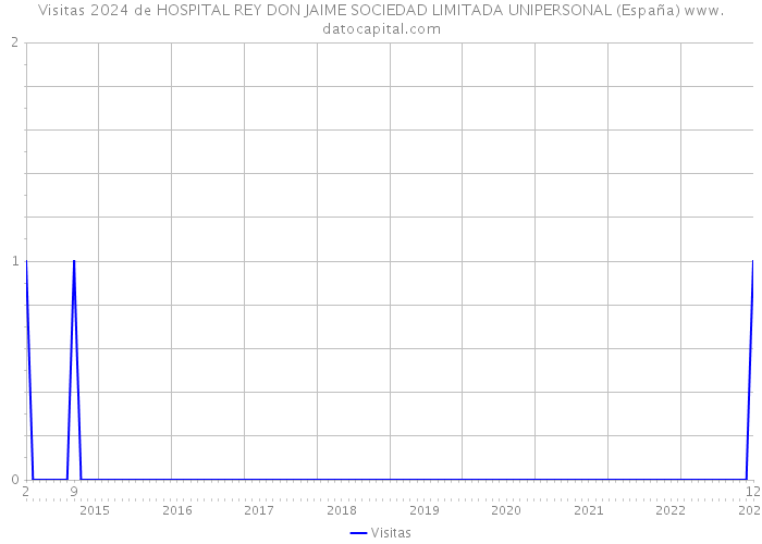 Visitas 2024 de HOSPITAL REY DON JAIME SOCIEDAD LIMITADA UNIPERSONAL (España) 