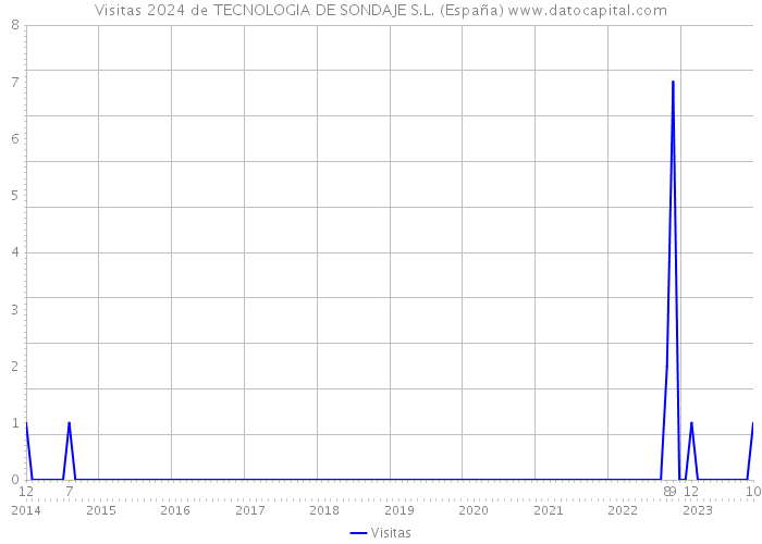 Visitas 2024 de TECNOLOGIA DE SONDAJE S.L. (España) 