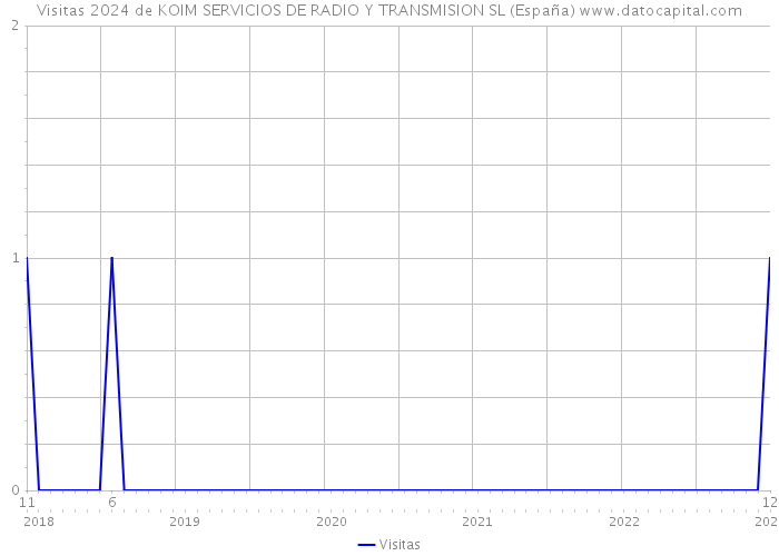 Visitas 2024 de KOIM SERVICIOS DE RADIO Y TRANSMISION SL (España) 