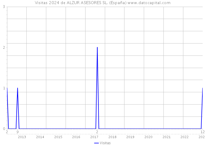 Visitas 2024 de ALZUR ASESORES SL. (España) 