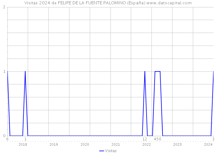 Visitas 2024 de FELIPE DE LA FUENTE PALOMINO (España) 