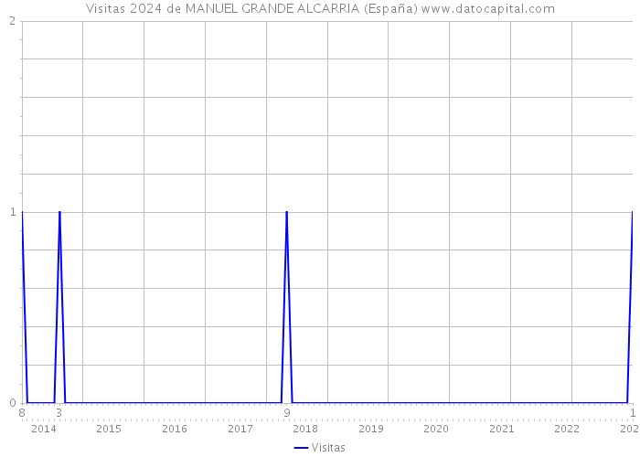 Visitas 2024 de MANUEL GRANDE ALCARRIA (España) 