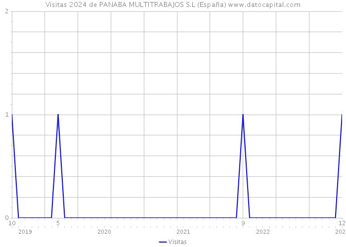 Visitas 2024 de PANABA MULTITRABAJOS S.L (España) 