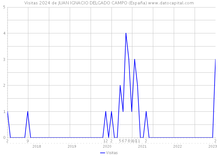 Visitas 2024 de JUAN IGNACIO DELGADO CAMPO (España) 