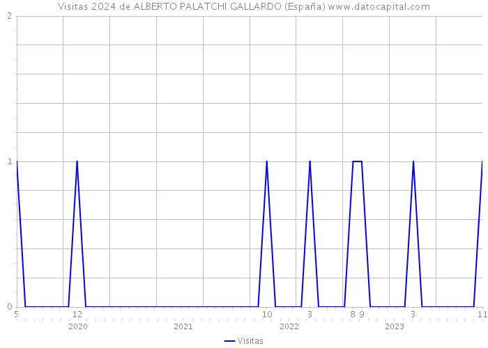 Visitas 2024 de ALBERTO PALATCHI GALLARDO (España) 
