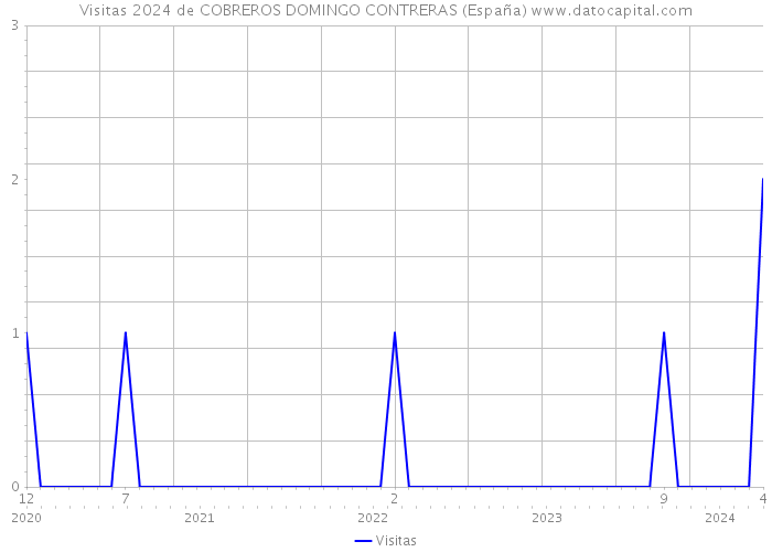 Visitas 2024 de COBREROS DOMINGO CONTRERAS (España) 