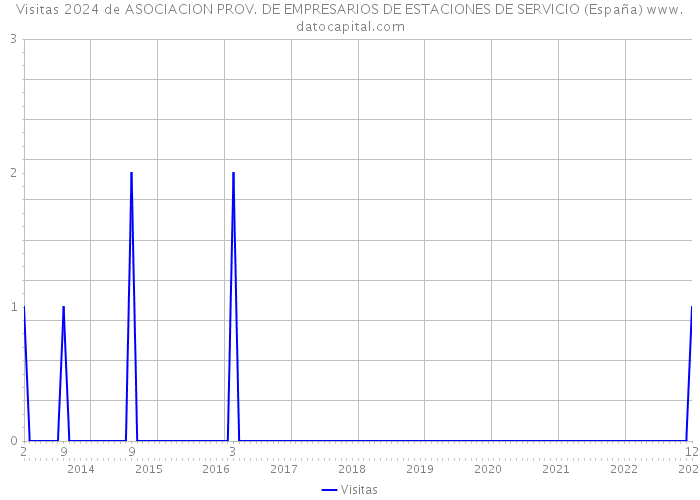 Visitas 2024 de ASOCIACION PROV. DE EMPRESARIOS DE ESTACIONES DE SERVICIO (España) 