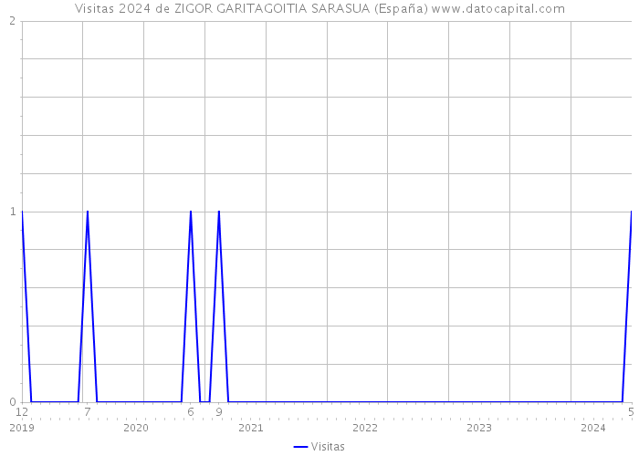 Visitas 2024 de ZIGOR GARITAGOITIA SARASUA (España) 