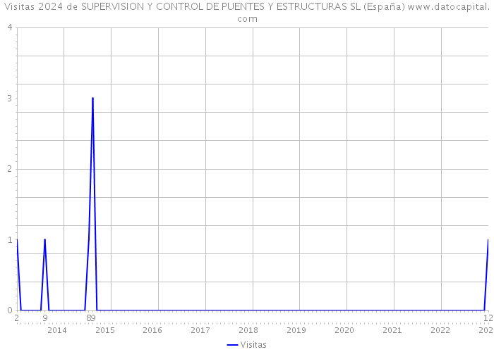 Visitas 2024 de SUPERVISION Y CONTROL DE PUENTES Y ESTRUCTURAS SL (España) 