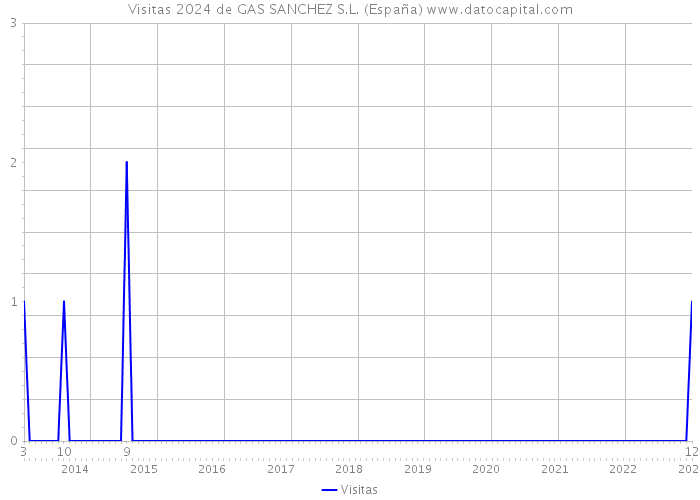 Visitas 2024 de GAS SANCHEZ S.L. (España) 