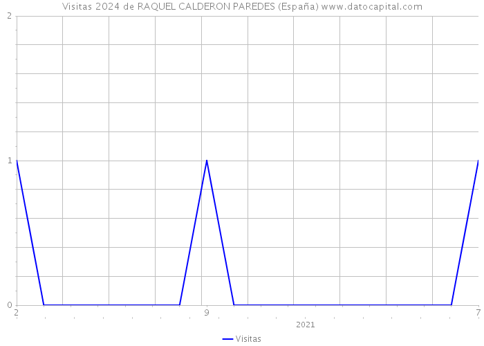 Visitas 2024 de RAQUEL CALDERON PAREDES (España) 