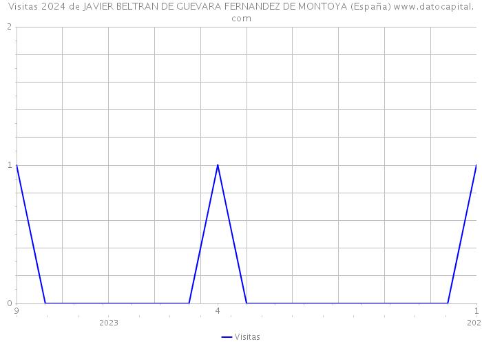 Visitas 2024 de JAVIER BELTRAN DE GUEVARA FERNANDEZ DE MONTOYA (España) 