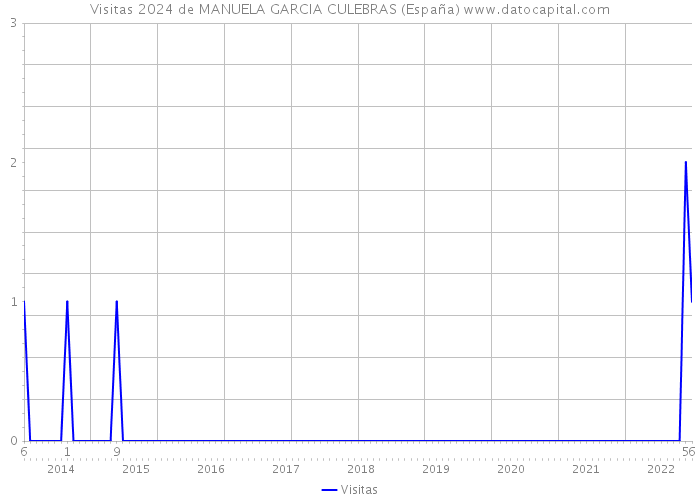 Visitas 2024 de MANUELA GARCIA CULEBRAS (España) 