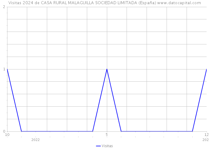 Visitas 2024 de CASA RURAL MALAGUILLA SOCIEDAD LIMITADA (España) 