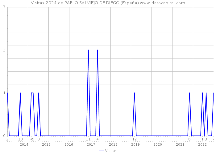 Visitas 2024 de PABLO SALVIEJO DE DIEGO (España) 