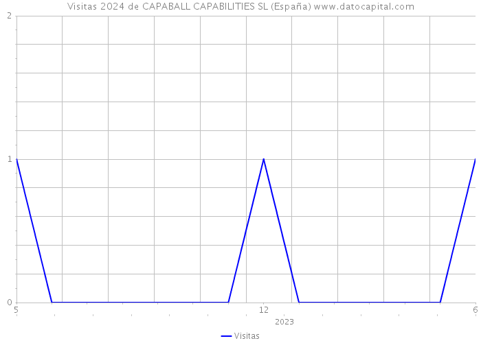 Visitas 2024 de CAPABALL CAPABILITIES SL (España) 