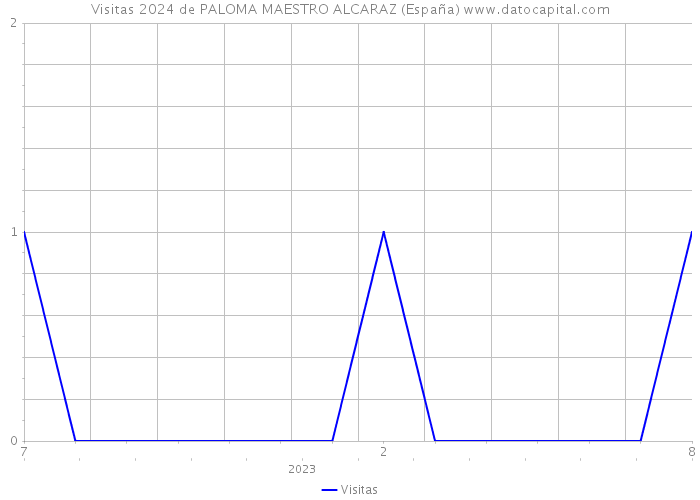 Visitas 2024 de PALOMA MAESTRO ALCARAZ (España) 
