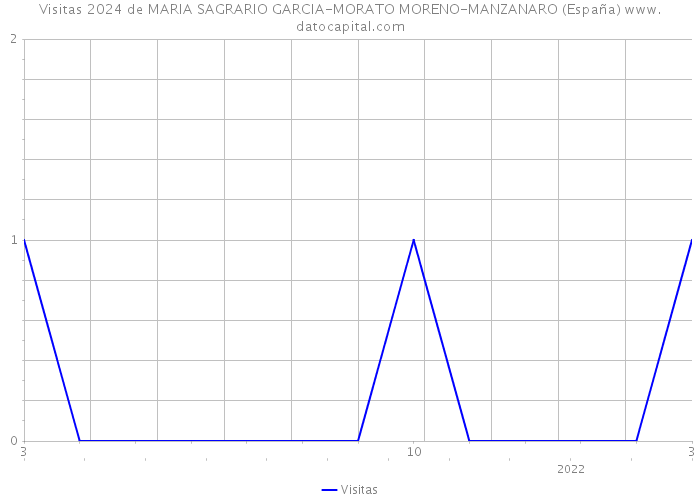 Visitas 2024 de MARIA SAGRARIO GARCIA-MORATO MORENO-MANZANARO (España) 