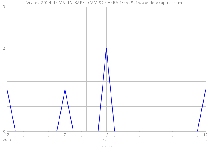 Visitas 2024 de MARIA ISABEL CAMPO SIERRA (España) 