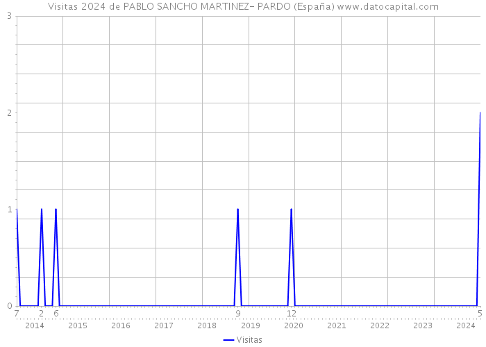 Visitas 2024 de PABLO SANCHO MARTINEZ- PARDO (España) 