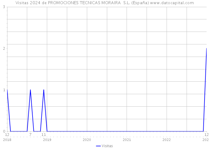 Visitas 2024 de PROMOCIONES TECNICAS MORAIRA S.L. (España) 