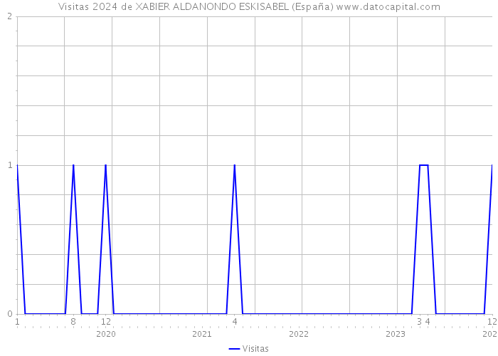 Visitas 2024 de XABIER ALDANONDO ESKISABEL (España) 