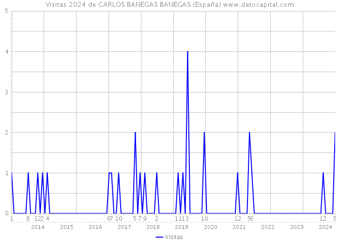 Visitas 2024 de CARLOS BANEGAS BANEGAS (España) 