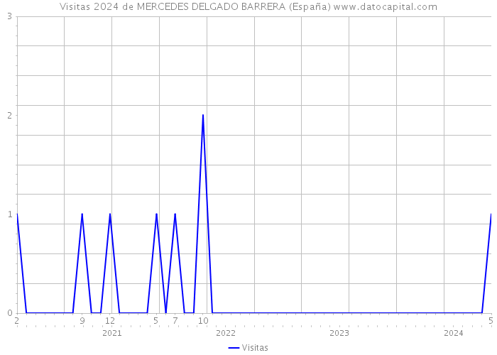 Visitas 2024 de MERCEDES DELGADO BARRERA (España) 