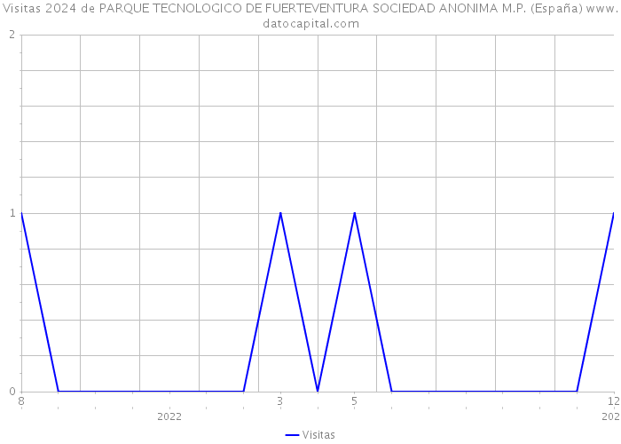 Visitas 2024 de PARQUE TECNOLOGICO DE FUERTEVENTURA SOCIEDAD ANONIMA M.P. (España) 
