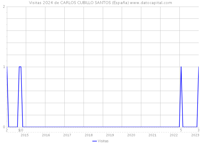 Visitas 2024 de CARLOS CUBILLO SANTOS (España) 