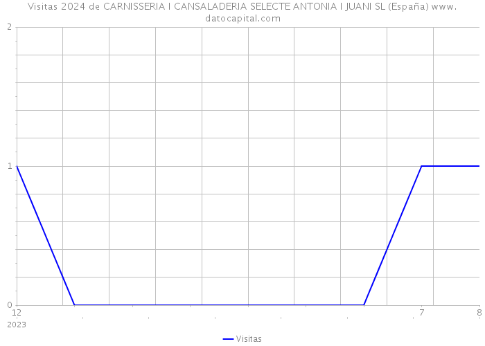 Visitas 2024 de CARNISSERIA I CANSALADERIA SELECTE ANTONIA I JUANI SL (España) 