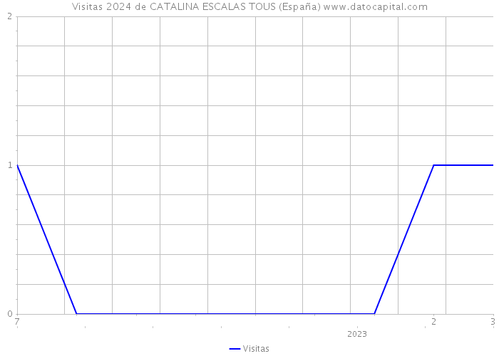 Visitas 2024 de CATALINA ESCALAS TOUS (España) 