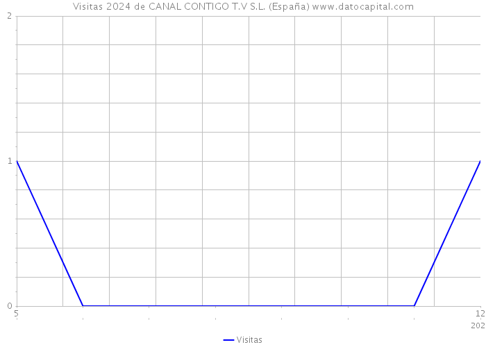 Visitas 2024 de CANAL CONTIGO T.V S.L. (España) 