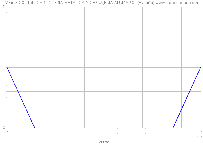 Visitas 2024 de CARPINTERIA METALICA Y CERRAJERIA ALUMAP SL (España) 