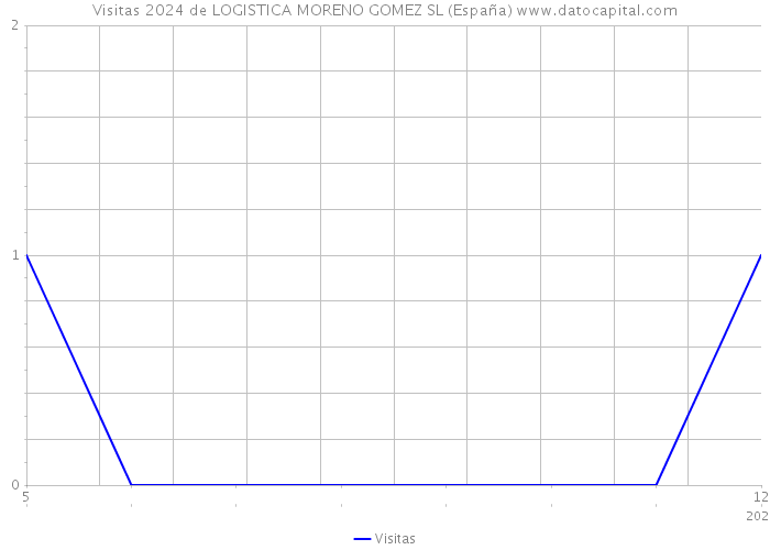 Visitas 2024 de LOGISTICA MORENO GOMEZ SL (España) 